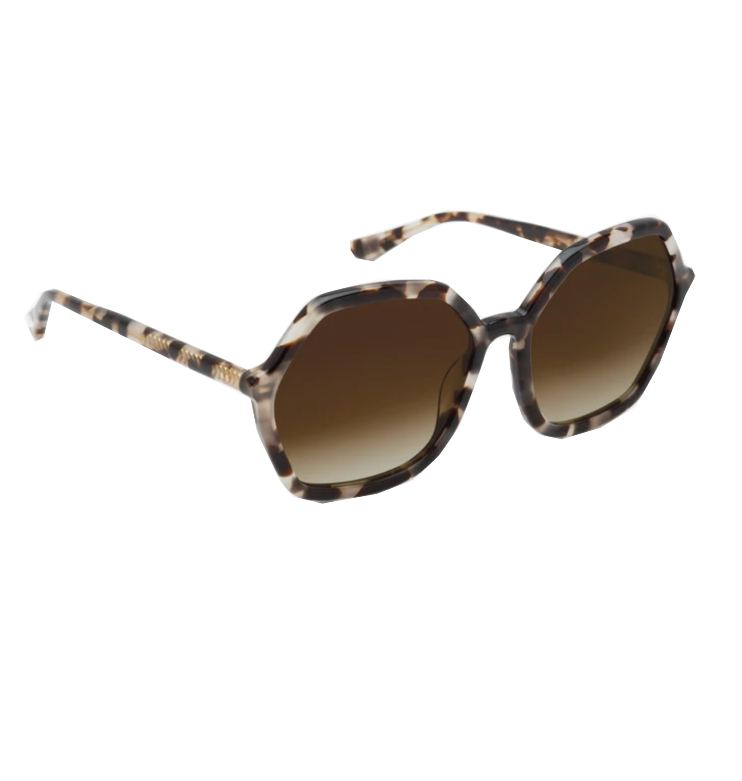 KREWE DU OPTIC Jackie Sunglass in Malt Cayman's