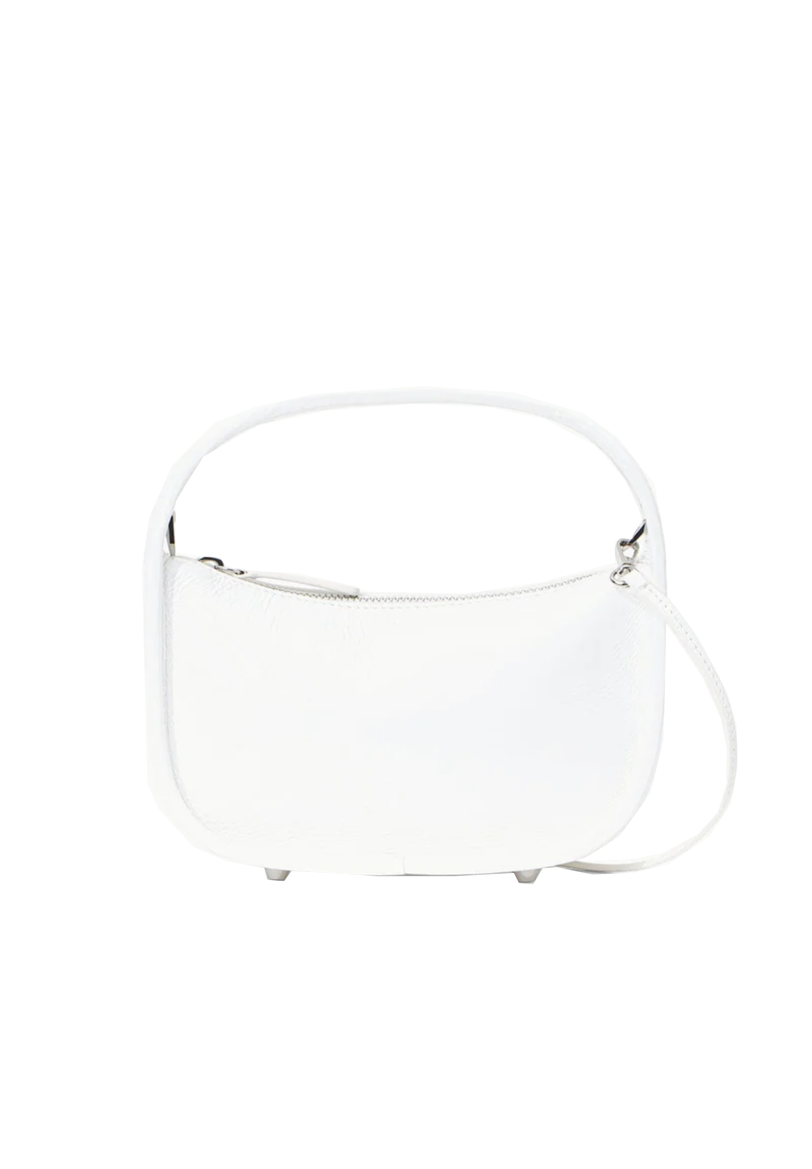 STAUD Venice Convertible Crossbody Bag in White Cayman's