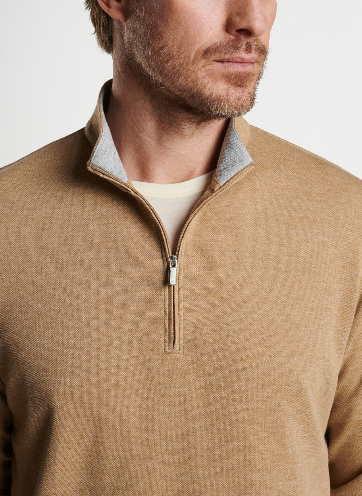 PETER MILLAR Crown Stretch Cotton and Modal-Blend Half-Zip Sweatshirt for  Men