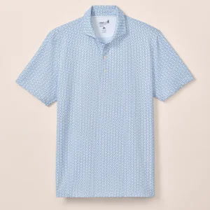 JOHNNIE-O Emillio Performance Jersey Polo in Lake