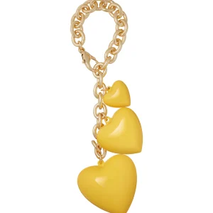 ROXANNE ASSOULIN The Happy Heart Bag Charm in Yellow