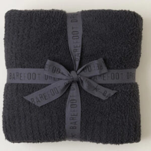 BAREFOOT DREAMS Cozychic Throw in Carbon