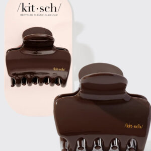 KITSCH Recycled Plastic Puffy Cloud Clip 1pc-Chocolate