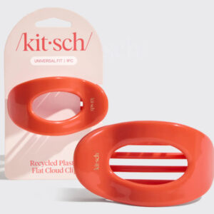 KITSCH Recycled Plasic Flat Cloud Clip in Cherry