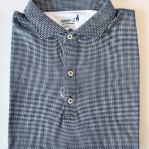 JOHNNIE-O Hicks Performance Jersey Polo in Black