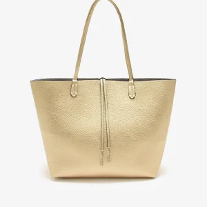 REMI & REID Departure Tote in Platinum/Silver