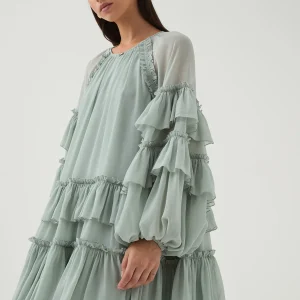 AJE Mina Mini Dress in Mist