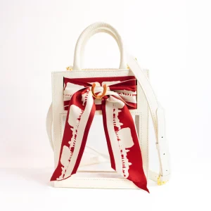 HAMPTON ROAD Mini Calista Clear Bag + Oklahoma Twilly in Oyster