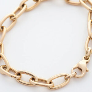 Rebecca Pinto Oval Vapor Chain Bracelet