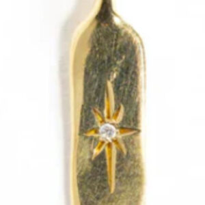 REBECCA PINTO North Star Oval Charm