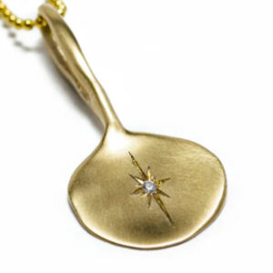 REBECCA PINTO North Star Round Charm