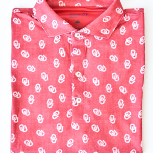 JOHNNIE-O Stadium Exeter Oklahoma Polo in Crimson