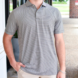 PETER MILLAR Ambrose Performance Jersey Polo in Antique Walnut