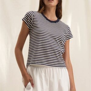 VELVET Tash Top in Navy