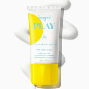 SUPERGOOP PLAY 100% Mineral Lotion SPF 50 1 fl. oz.