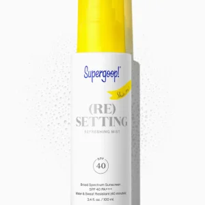 SUPERGOOP (Re)setting Refreshing Mist SPF 40 3.4 fl. oz.
