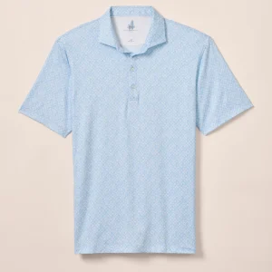 JOHNNIE-O It's About Time Featherweight Performance Polo in Maliblu
