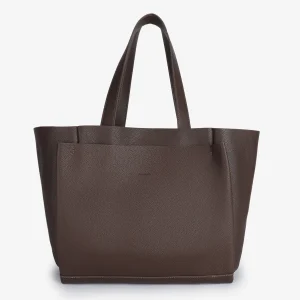 REMI & REID Ella East West Tote in Espresso