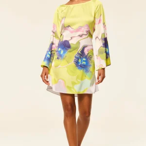 MISA Twiggy Dress in Marble Floral