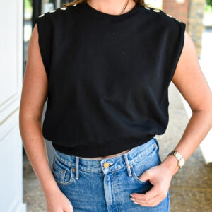 Sleeveless Top in Black