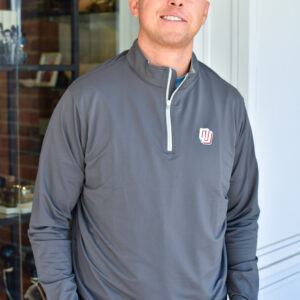 PETER MILLAR OU SEC Perth Performance Quarter Zip in Iron