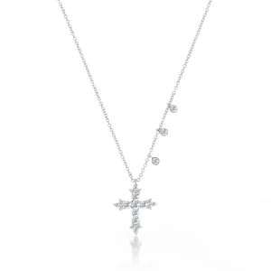 MEIRA T Diamond Cross Necklace