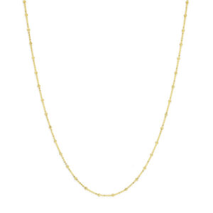 JUDE FRANCES JEWELRY Lisse Beaded Ball Chain Necklace 18"