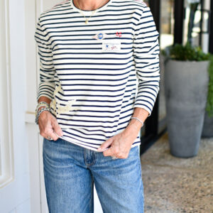 SEA Athena Striped L/S T-Shirt in Multi