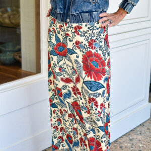 FARM RIO Francesca Maxi Skirt in Sand