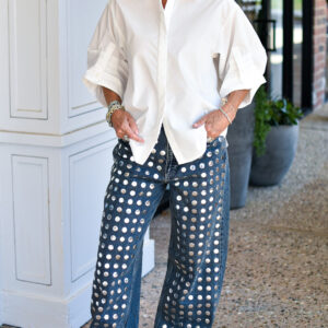 rag & bone Shea High-Rise Full Relaxed Straight Jean in Kingston