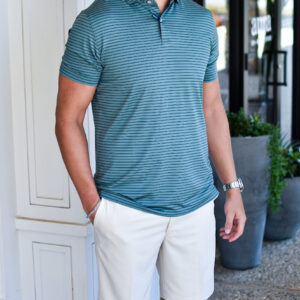 PETER MILLAR Bridge Performance Jersey Polo in Sherwood