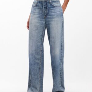 rag&bone Miramar Terry Wide Leg Pant in Scarlet
