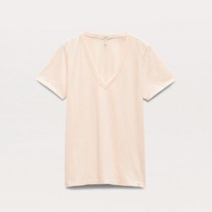 rag&bone The Slub Tee in Peach