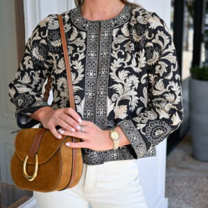 MAISON HOTEL Chuvash Balani Jacket in Deep Black