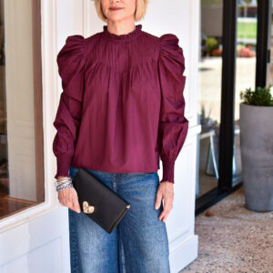 CLEOBELLA Irina Blouse in Zinfandel