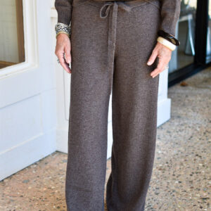 JUMPER 1234 Wide Leg Joggers in Umber