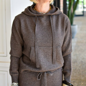 JUMPER 1234 Oversize Hoodie in Umber