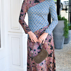 MISA Mojave Dress in Studded Dandelion Mix