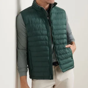 PETER MILLAR Apex Quilted Vest in Nordic Pine