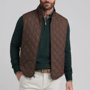 PETER MILLAR Essex Vest in French Press