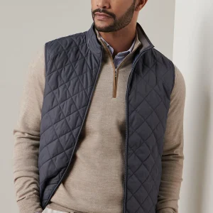 PETER MILLAR Essex Vest in Iron