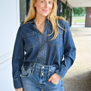 rag & bone Channing Denim Shirt in Kenmore