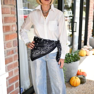 ZADIG & VOLTAIRE Blondie 85 Bandana in Black