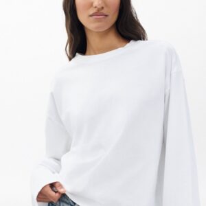 rag & bone Kelly Boxy Long Sleeve in White