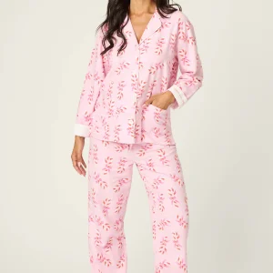 PJ SALVAGE Flannel PJ Set in Baby Pink