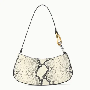 STAUD Ollie Bag in White Snake