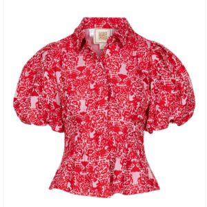 EMILY MCCARTHY Britt Top in Cheeky Cheetah