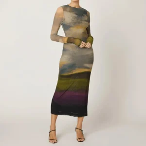 CLEOBELLA Persephone Ankle Dress in San Bartolo Print