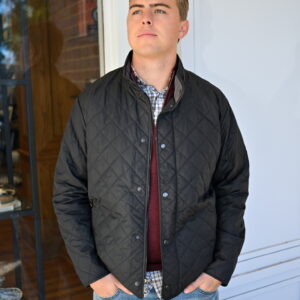 PETER MILLAR Suffolk Coat in Black