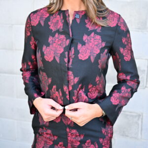 MISA Yanni Jacket in Midnight Rose